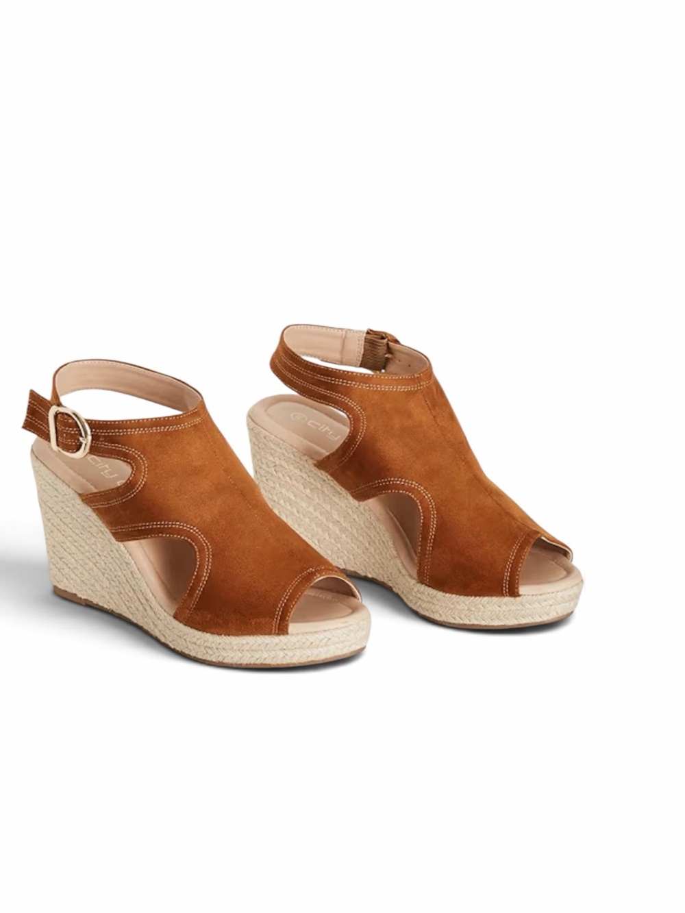 CITY CHIC WIDE FIT Mystic Wedge Shoes Size 10 W